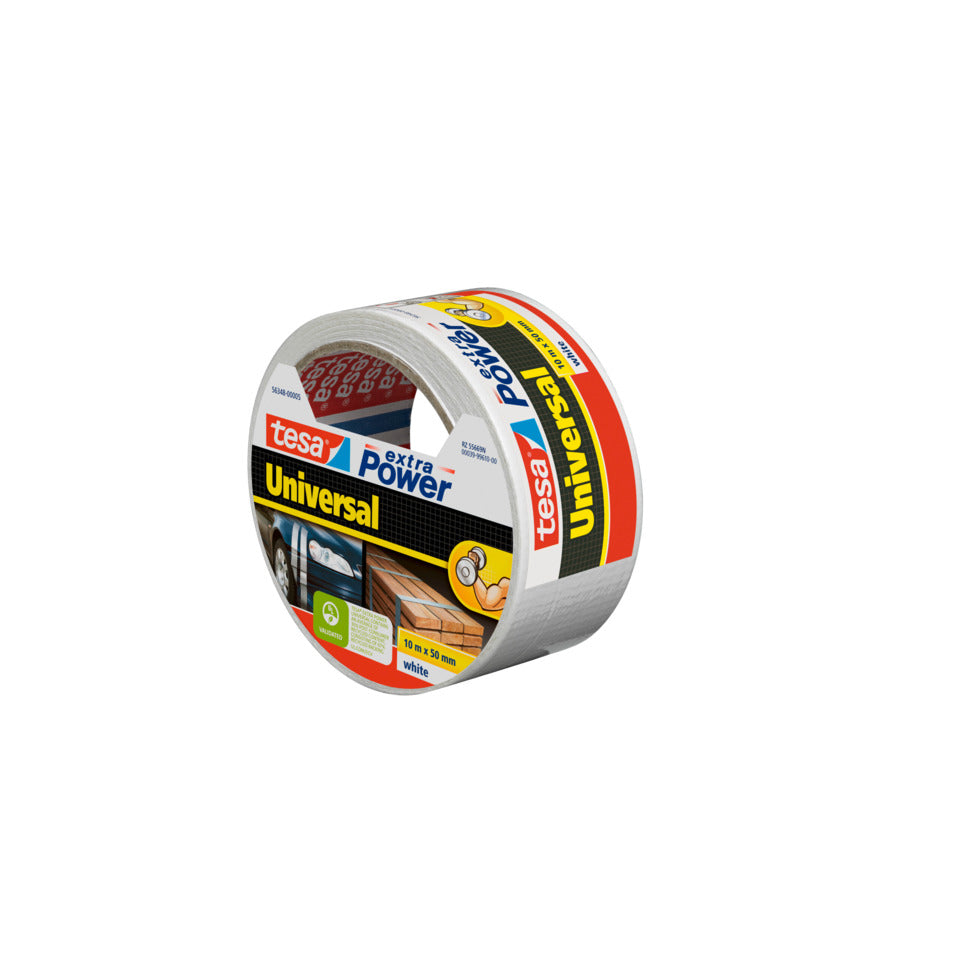 Gewebeklebeband tesa® extra Power Universal, 50mmx10m, weiß TESA 56348-00005-15 TESA 56348-00005-15 o. A.