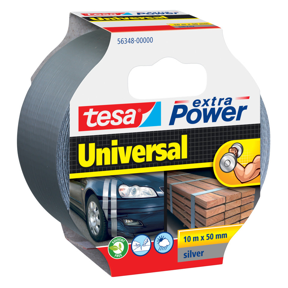 Gewebeklebeband tesa® extra Power Universal, 50mmx10m, silber TESA 56348-00000-15