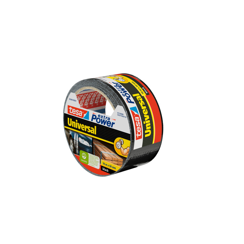 Gewebeklebeband tesa® extra Power Universal, 50mmx10m, schwarz TESA 56348-00001-15 TESA 56348-00001-15 o. A.