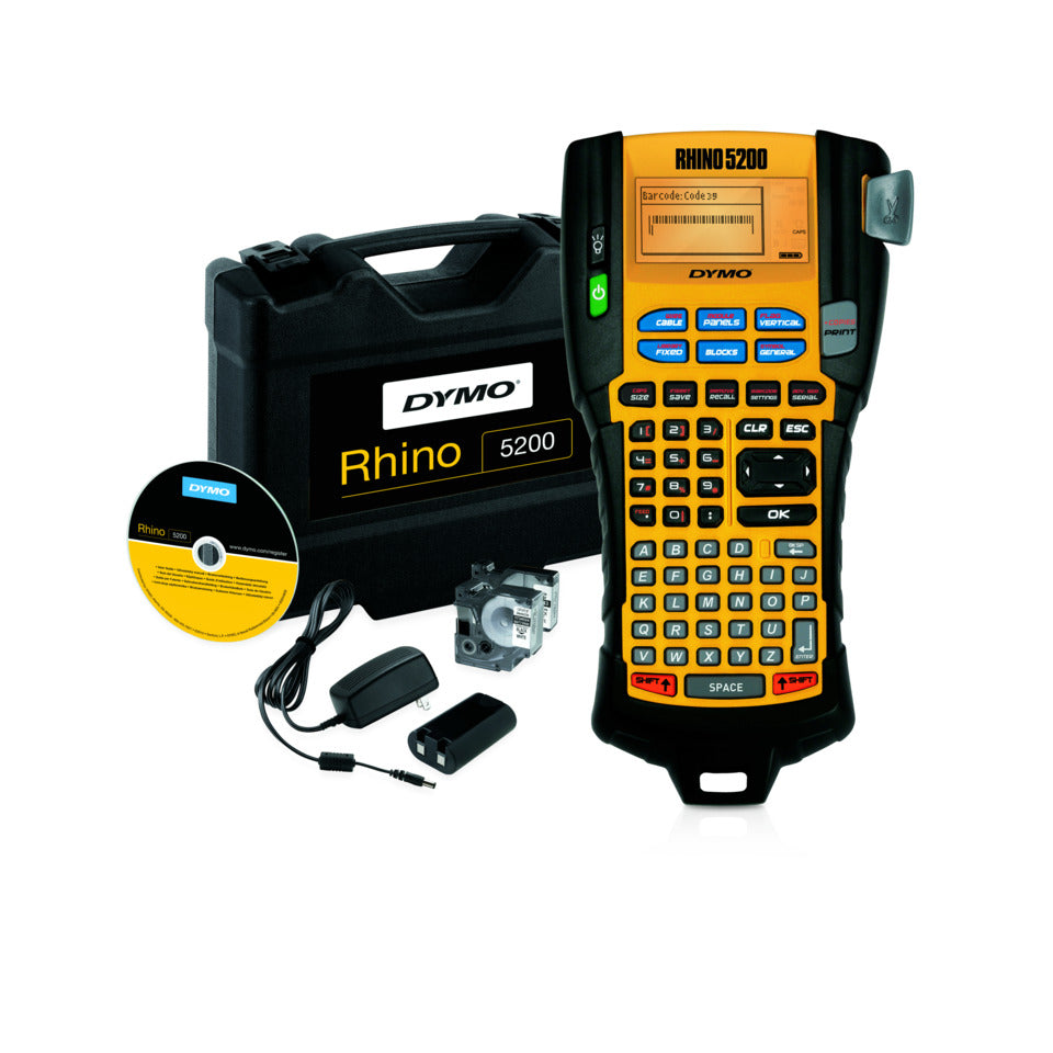 Beschriftungsgerät Rhino™ 5200, ABC-Tastatur, im KofferSet DYMO S0841400 DYMO S0841400 i.Koffer