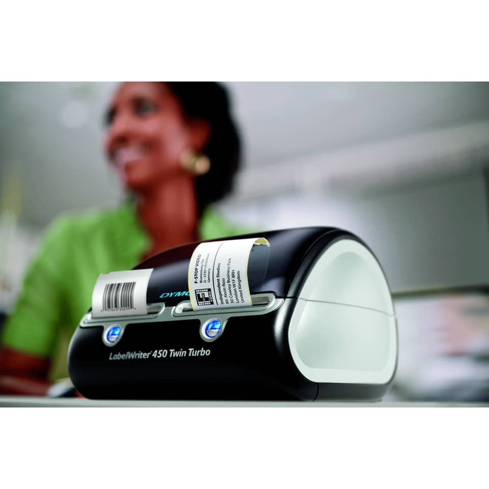Etikettendrucker LabelWriter™ 450 twin turbo, mit 2 Druckwerken, 300 dpi DYMO S0838870 DYMO S0838870 Turbo BB