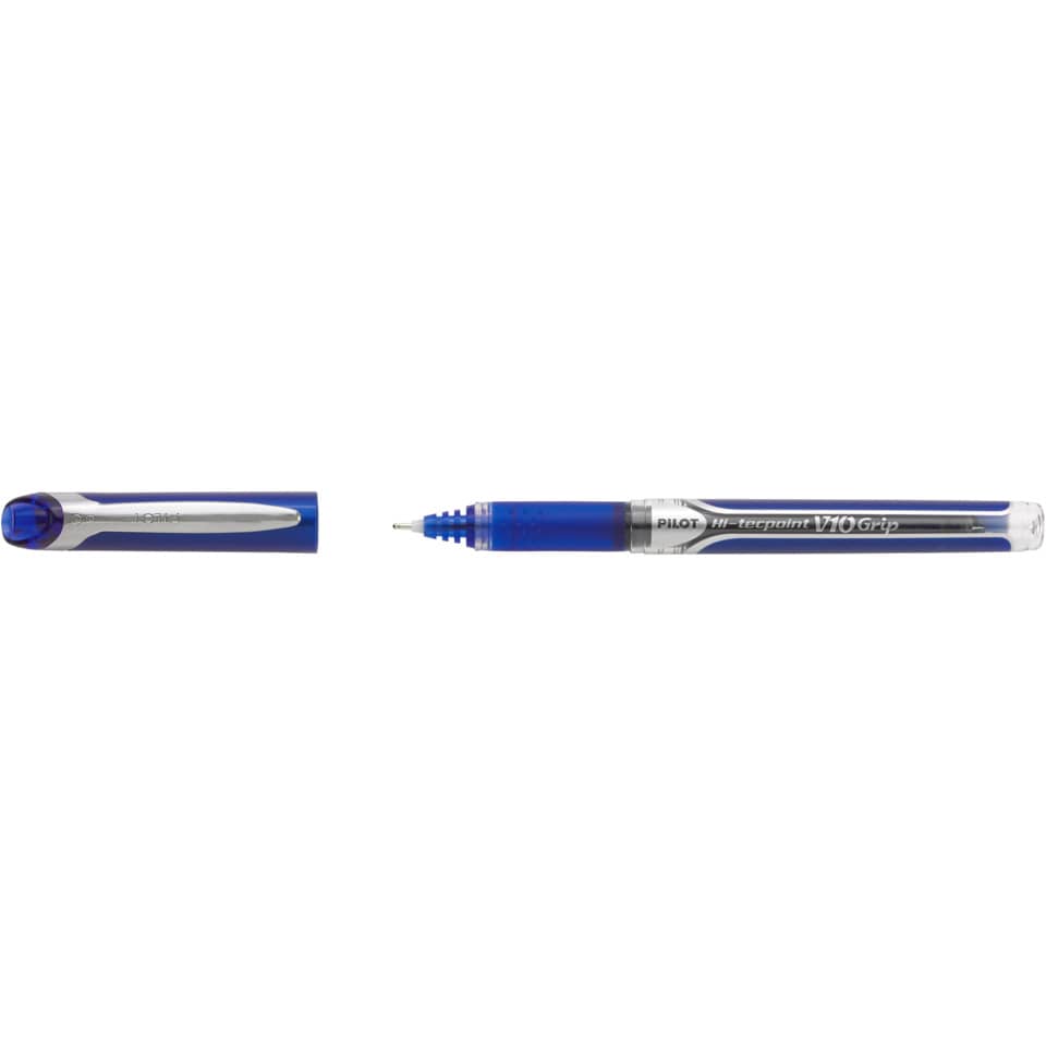 Tintenroller Hi-Tecpoint V10 Grip, 0,6mm, blau PILOT BXGPN-V10-L PILOT 2208003 BX-GPN-V10-L