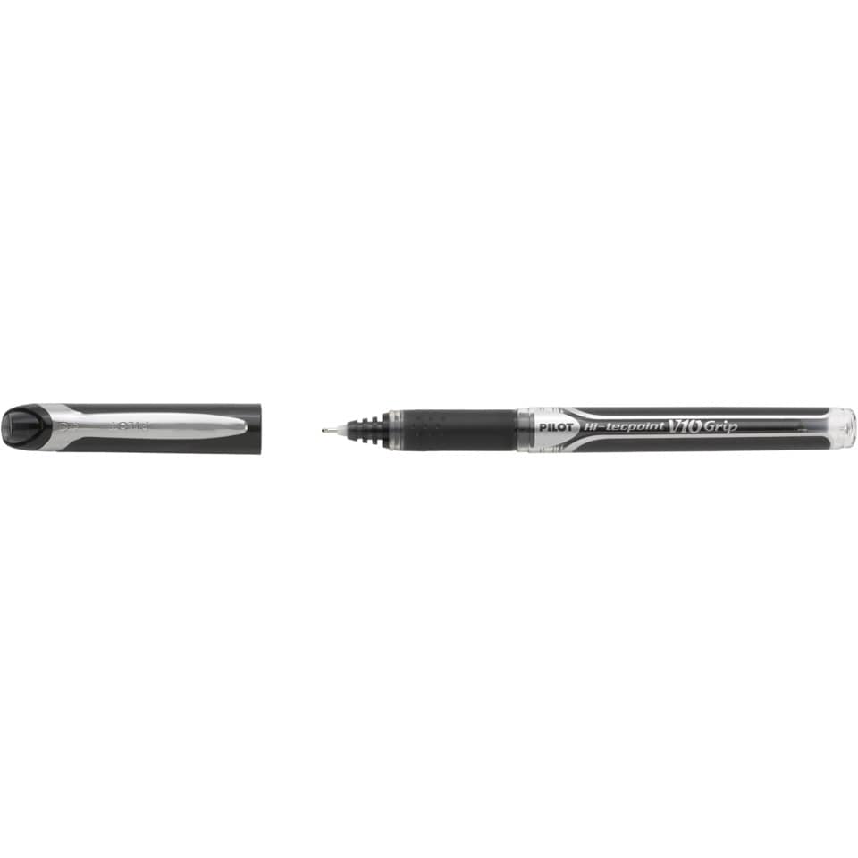 Tintenroller Hi-Tecpoint V10 Grip, 0,6mm, schwarz PILOT BXGPN-V10-B PILOT 2208001 BXGPN-V10-B