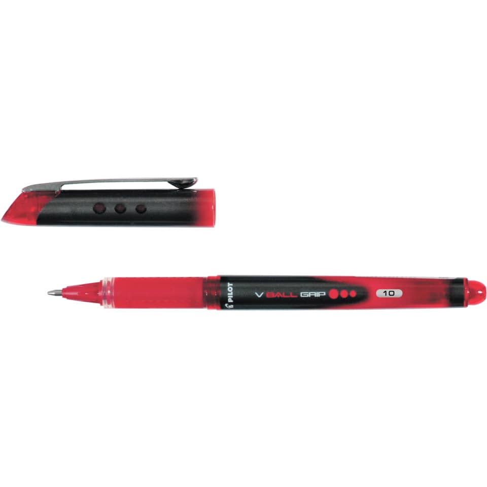 Tintenroller V-Ball Grip 10, 0,6mm, rot PILOT BLN-VBG10-R PILOT 2233 002 BLNVBG10