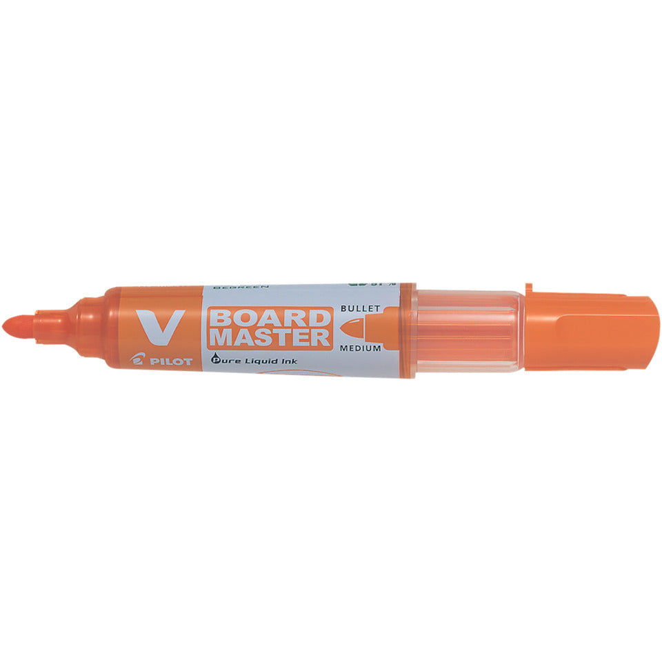Whiteboardmarker V-Board Master, 2,3mm, Rundspitze, orange PILOT WBMA-VBM-M-O-BG 5080706