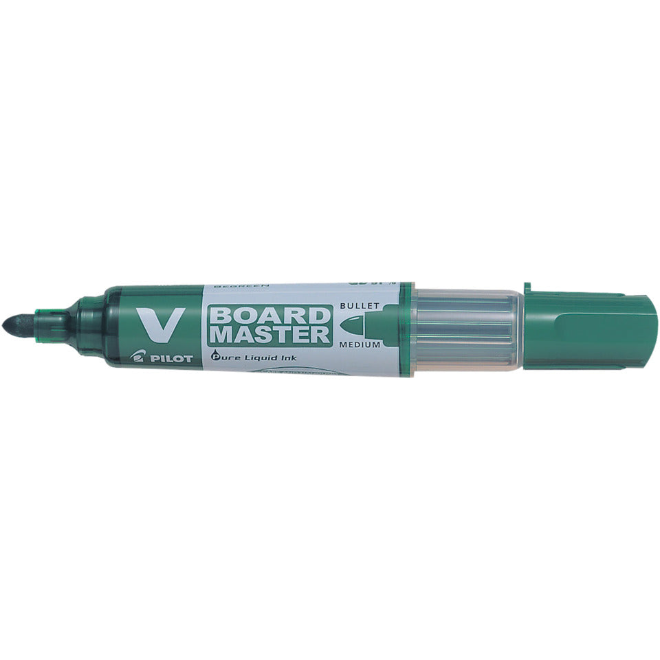 Whiteboardmarker V-Board Master, 2,3mm, Rundspitze, grün PILOT 5080704 PILOT WBMA-VBM-M-G-BG 5080704