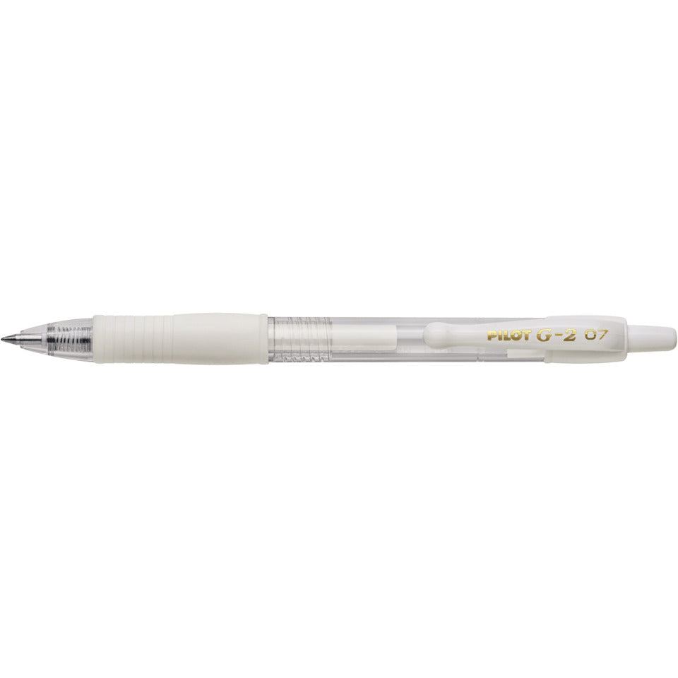 Gelschreiber G2-7 Pastell, nachfüllbar, 0.7mm (M), Pastellweiß PILOT 2605049 PILOT BL-G2-7-PAW 2605049