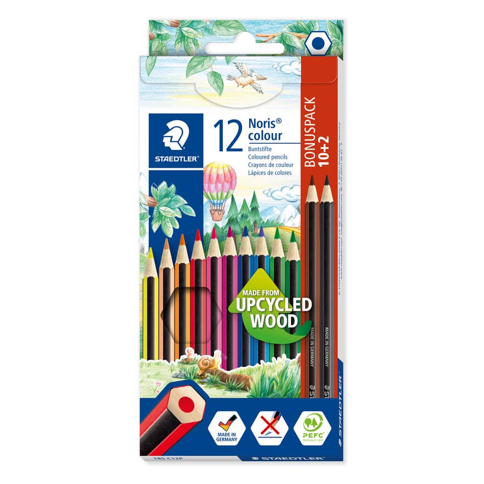 Farbstiftetui Noris® colour, 3mm, 12 Stück STAEDTLER 185 C12P STAEDTLER 185 C12P Bonuspack