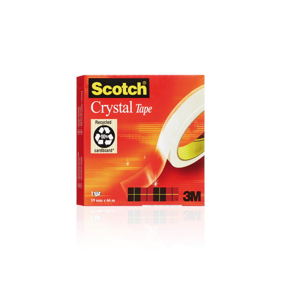 Klebefilm Crystal, 19mmx66m SCOTCH C6001966