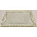 Glasteller mit Perlen, 28x20,5cm PBS 48425 48425 28x20,5cm, mit Perlen