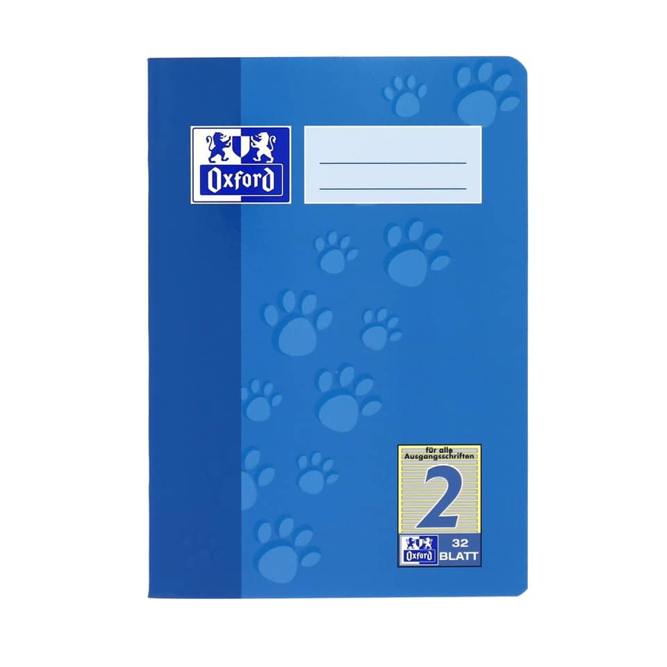 Heft, A5, 90g/m², 32 Blatt, Lin.2, liniert OXFORD 100050376