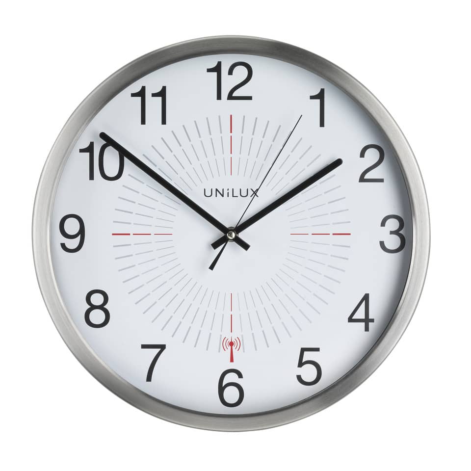 Wanduhr OUTDOOR Funk Ø35,5 cm metallgrau UNILUX 400094566 UNILUX 400094566 Outdoor