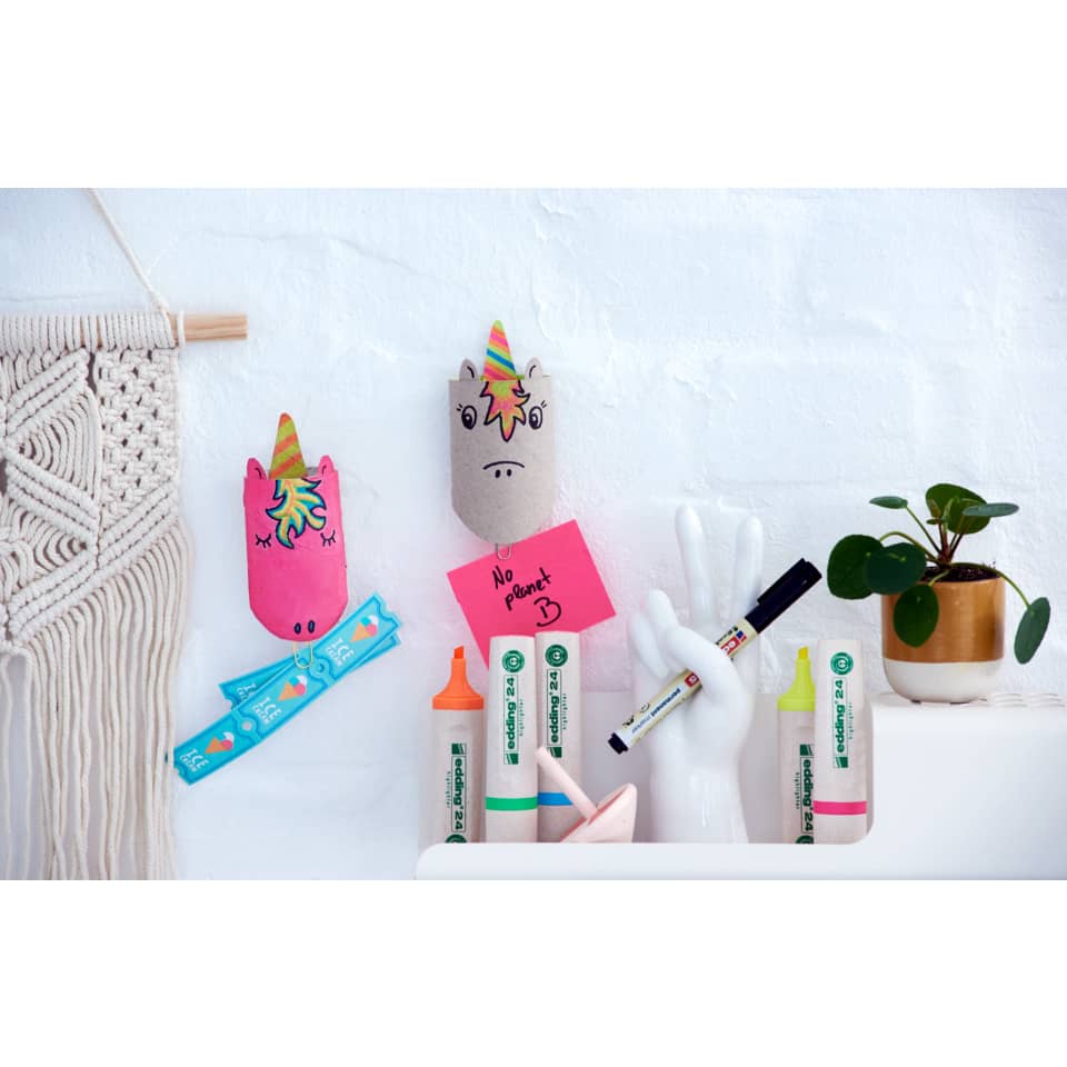 Permanentmarker e25 EcoLine, Rundspitze, nachfüllbar, 1mm, grün EDDING 4-25004 EDDING 4-25004 EcoLine Rundspitze nachf.