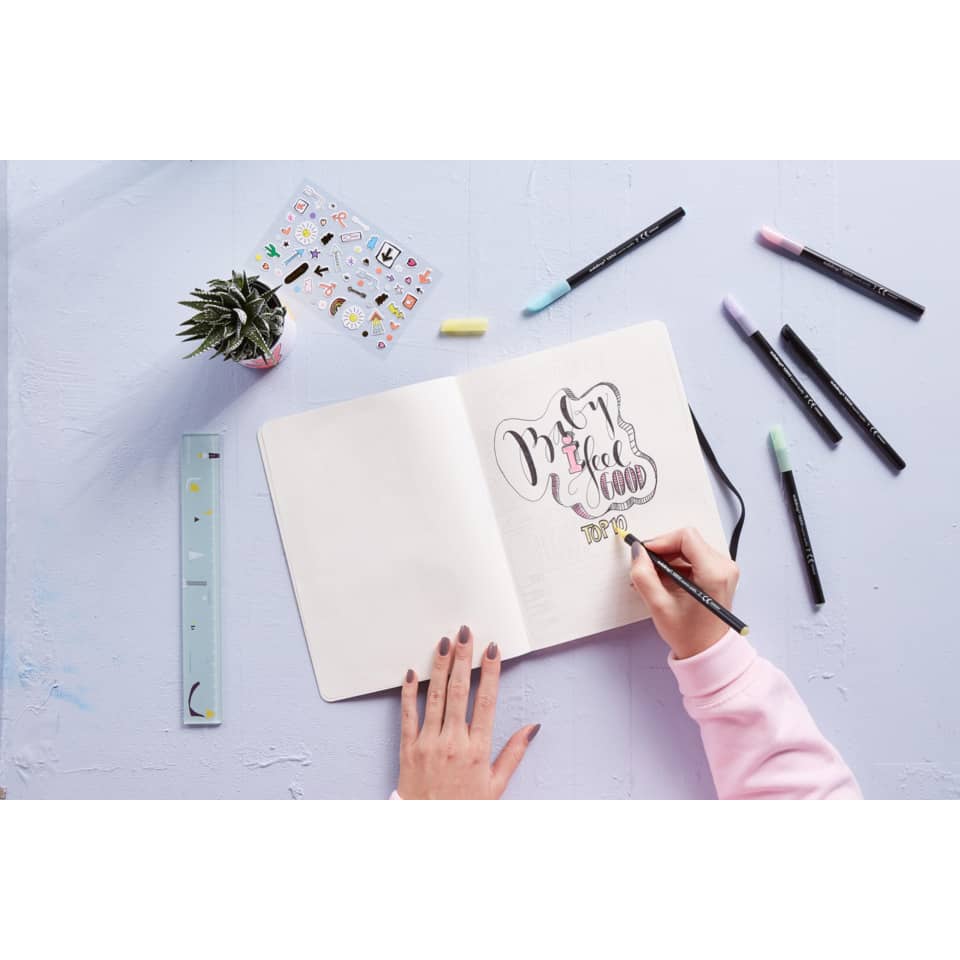 Faserschreiberetui Colourpen Pastell, 6 Stück, sortiert EDDING 1200-6-999 EDDING 1200-6-999 1200/6S