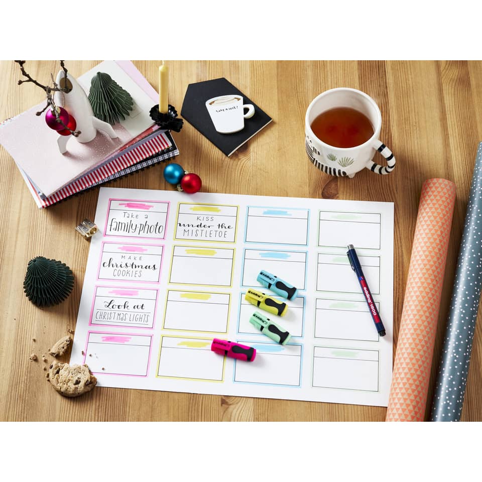 DisplayTextmarker 7 mini, 1-3mm, pastell sortiert EDDING 52211 EDDING 52211 i.Display
