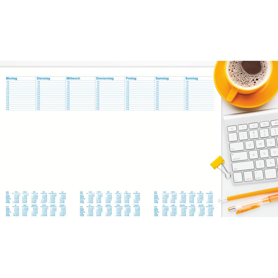 Schreibunterlage "Office - Blanko/Kalendarium" 48 x 33 cm, 30 Blatt RNK 46633 RNK 46633 33x48cm/30BL