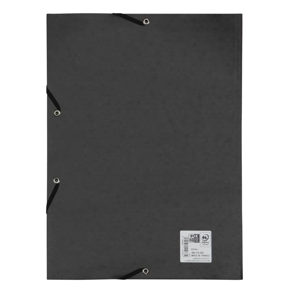 Eckspanner Top File+, A4, Karton, schwarz OXFORD 400116306 OXFORD 400116306 Top File+