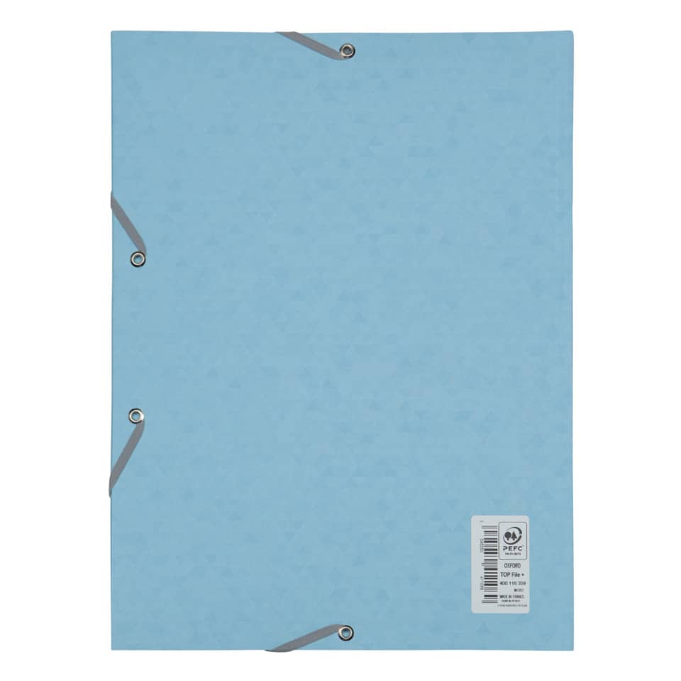 Eckspanner Top File+, A4, Karton, pastellblau OXFORD 400116359 OXFORD 400116359 Top File+