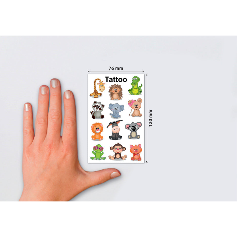 Tattoos Tiere, 12 Stück AVERY ZWECKFORM 56761