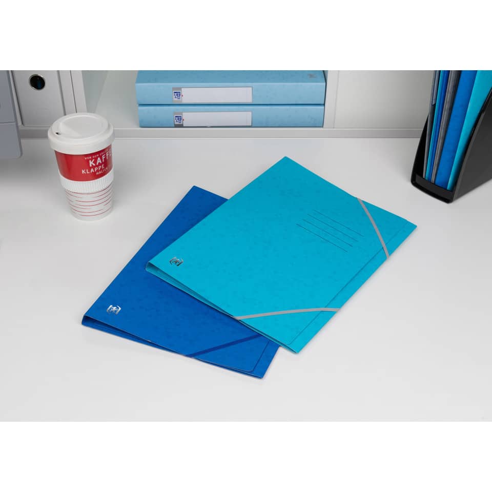 Eckspanner Top File+, A4, Karton, hellblau OXFORD 400116323 OXFORD 400116323 Top File+