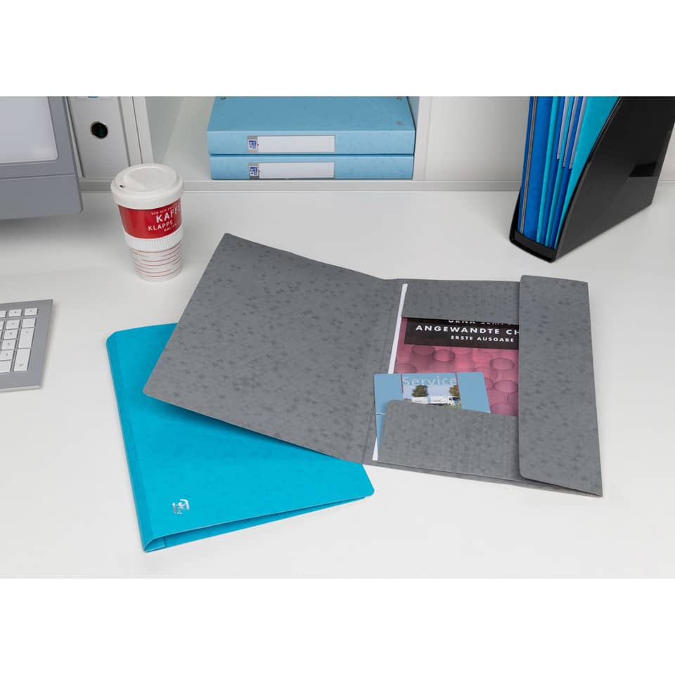 Eckspanner Top File+, A4, Karton, grau OXFORD 400116327 OXFORD 400116327 Top File+