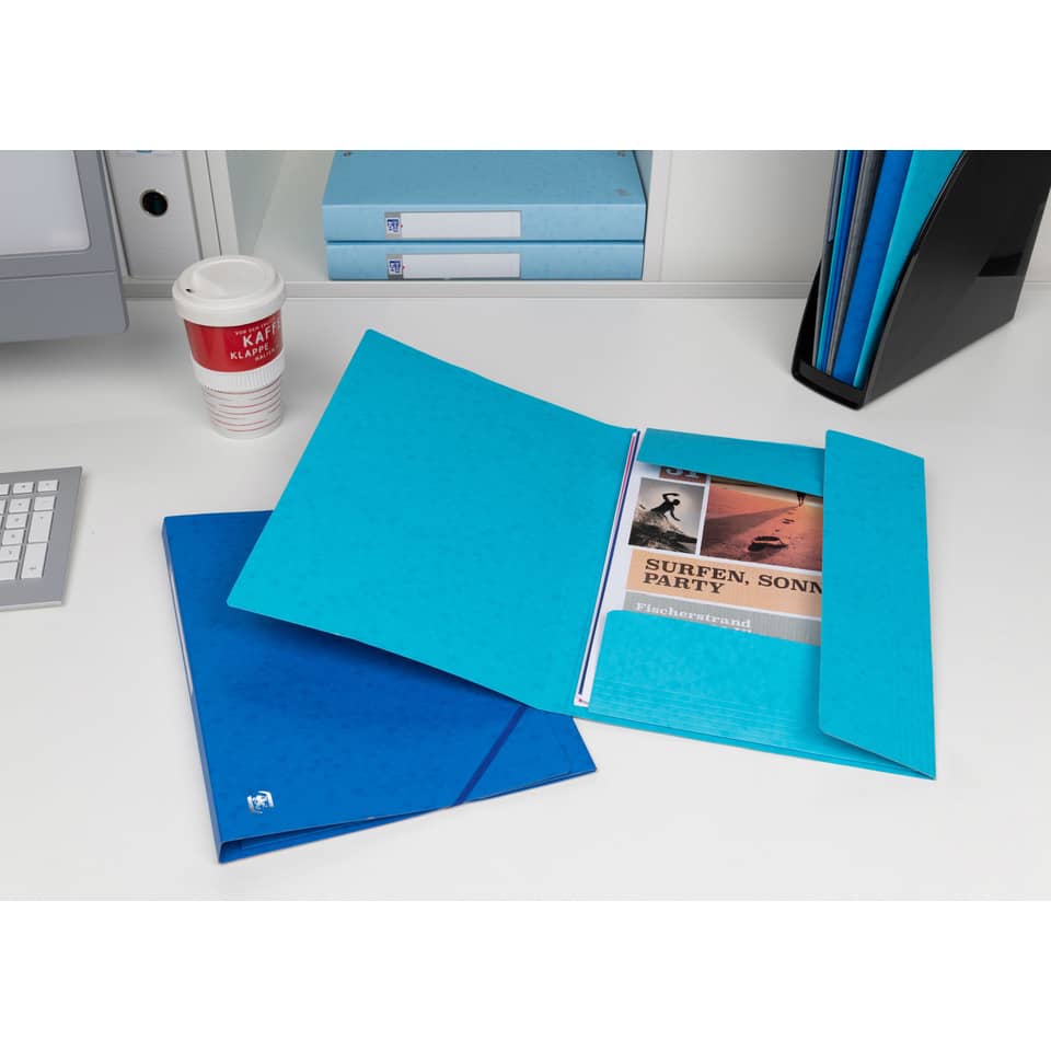 Eckspanner Top File+, A4, Karton, hellblau OXFORD 400116323 OXFORD 400116323 Top File+