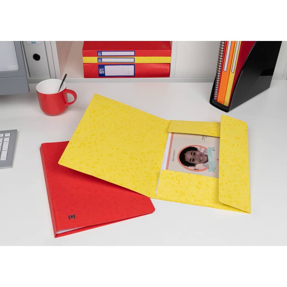 Eckspanner Top File+, A4, Karton, gelb OXFORD 400116329 OXFORD 400116329 Top File+