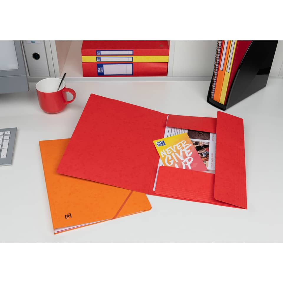 Eckspanner Top File+, A4, Karton, rosa OXFORD 400116308 OXFORD 400116308 Top File+
