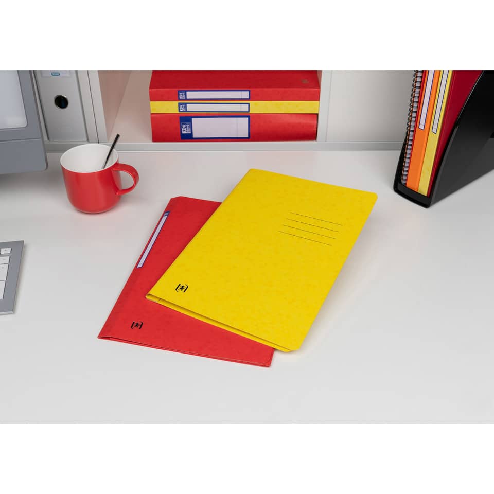 Schnellhefter Top File+, A4, Karton, gelb OXFORD 400116207 OXFORD 400116207 Top File+