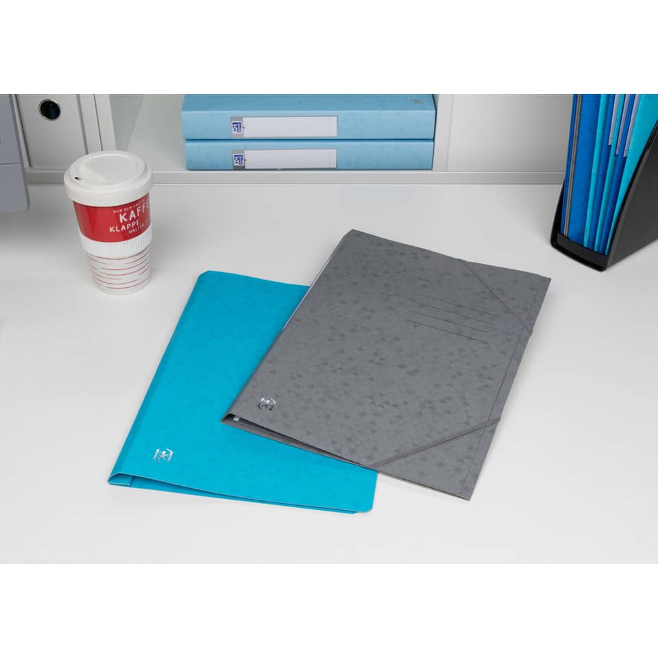 Eckspanner Top File+, A4, Karton, grau OXFORD 400116327 OXFORD 400116327 Top File+