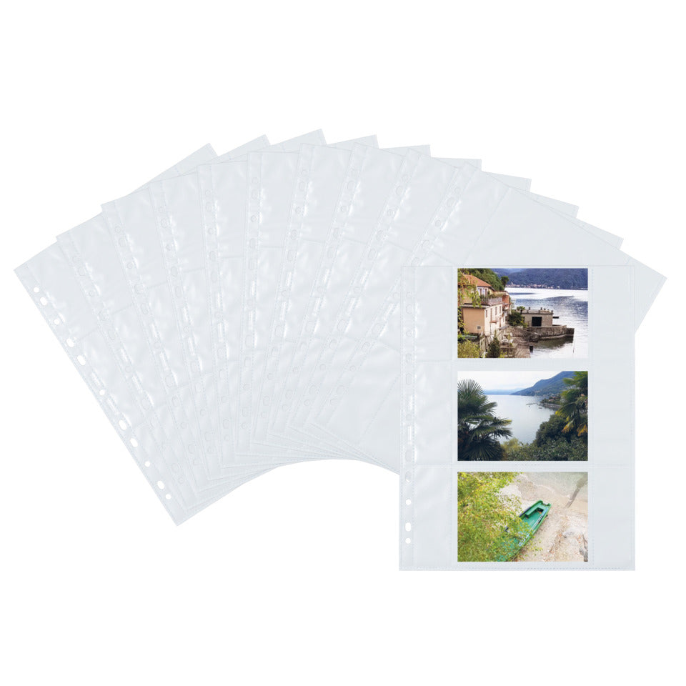 Fotosichthüllen Fotophan, 9x13cm quer, 10 Stück, weiß HERMA 7584 HERMA 7584 10 Stück