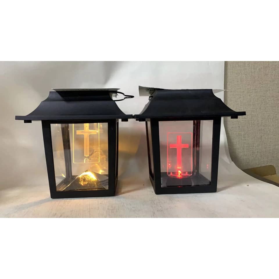 Grablaterne LED Solar, 14,5x14,5x15cm, schwarz PBS 48450 48450 14,5x14,5x15cm