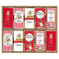 Weihnachtsschokolade mini, 18g, rot/gold STEINBECK 90124 STEINBECK 90124 5Mot.sortiert
