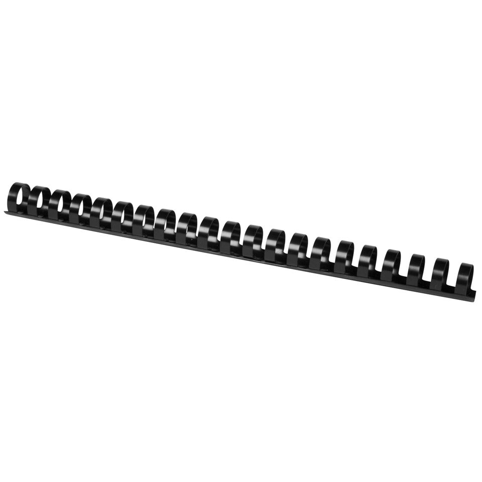 Spiralbinderücken A4 18 mm, 50 Stück, schwarz Q-CONNECT KF32114 Q-CONNECT KF32114 18mm Plastik