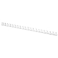 Spiralbinderücken A4 16 mm, 50 Stück, weiß Q-CONNECT KF24025 Q-CONNECT KF24025 16mm Plastik