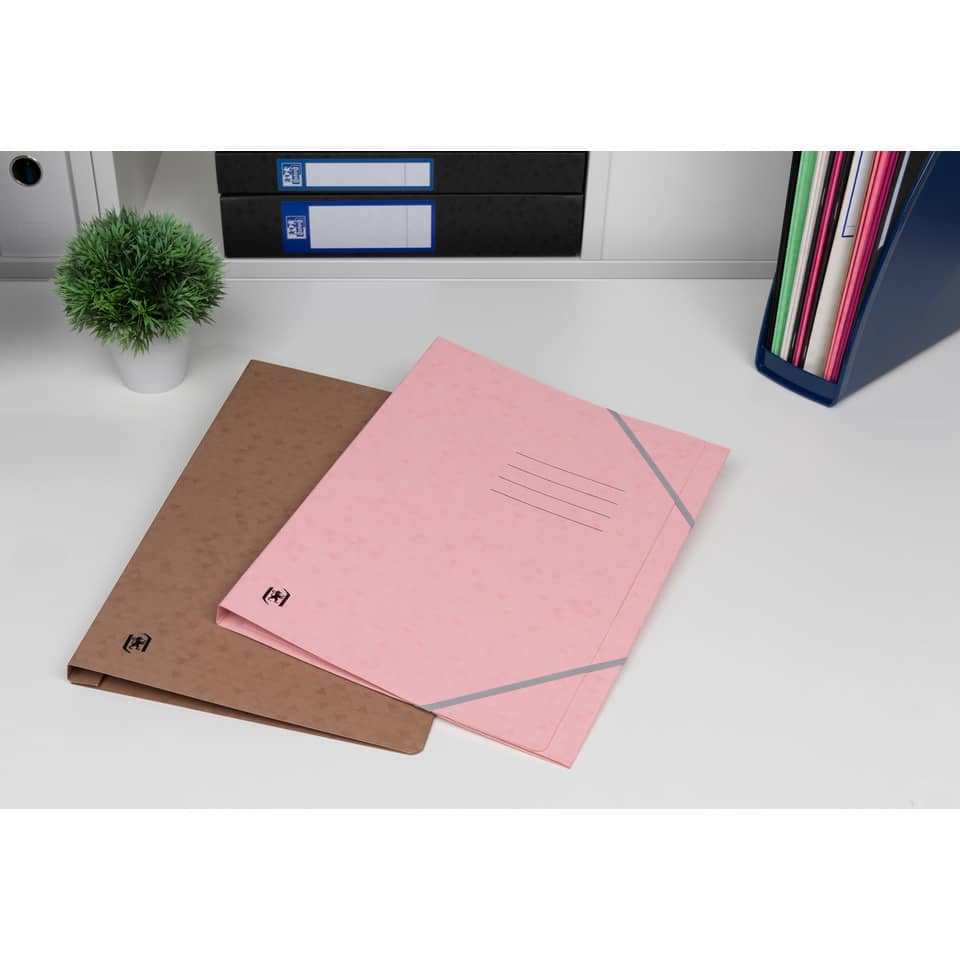 Eckspanner Top File+, A4, Karton, pastellrosa OXFORD 400116353 OXFORD 400116353 Top File+