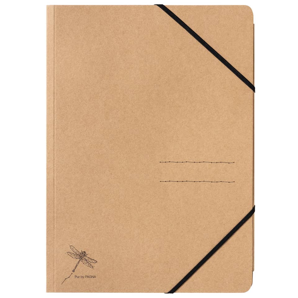 Sammelmappe Pur, A4, Karton, natur PAGNA 40067-11