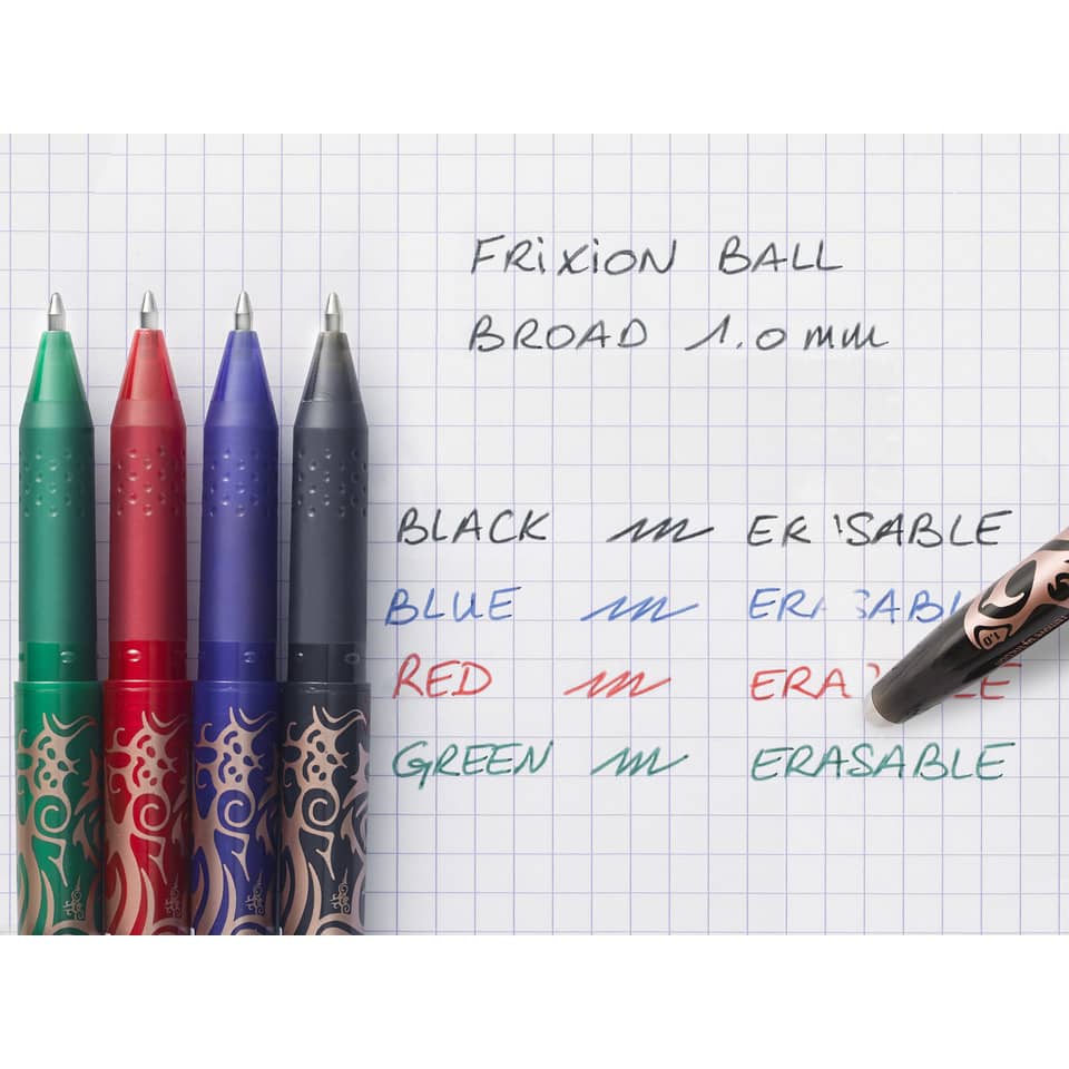 Tintenroller FriXion Ball 1.0, 0,5mm, schwarz PILOT BL-FR10-B PILOT BL-FR10-B 2258001