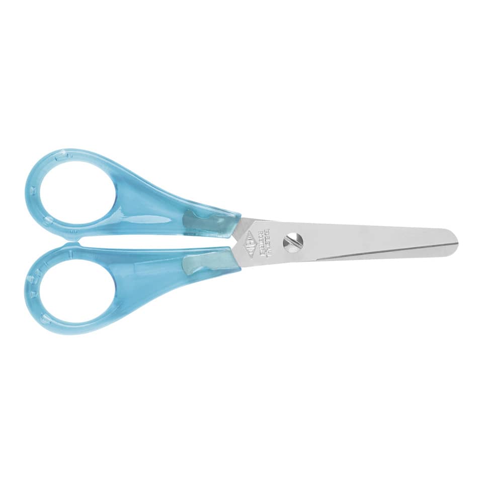 Bastelschere Rund, 13cm, sortiert WEDO 7372 WEDO 07372 fbg.Griff