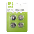 Knopfzellen-Batterie Lithium CR2032, 4 Stück Q-CONNECT KF15036 Q-CONNECT KF15036 Lithium