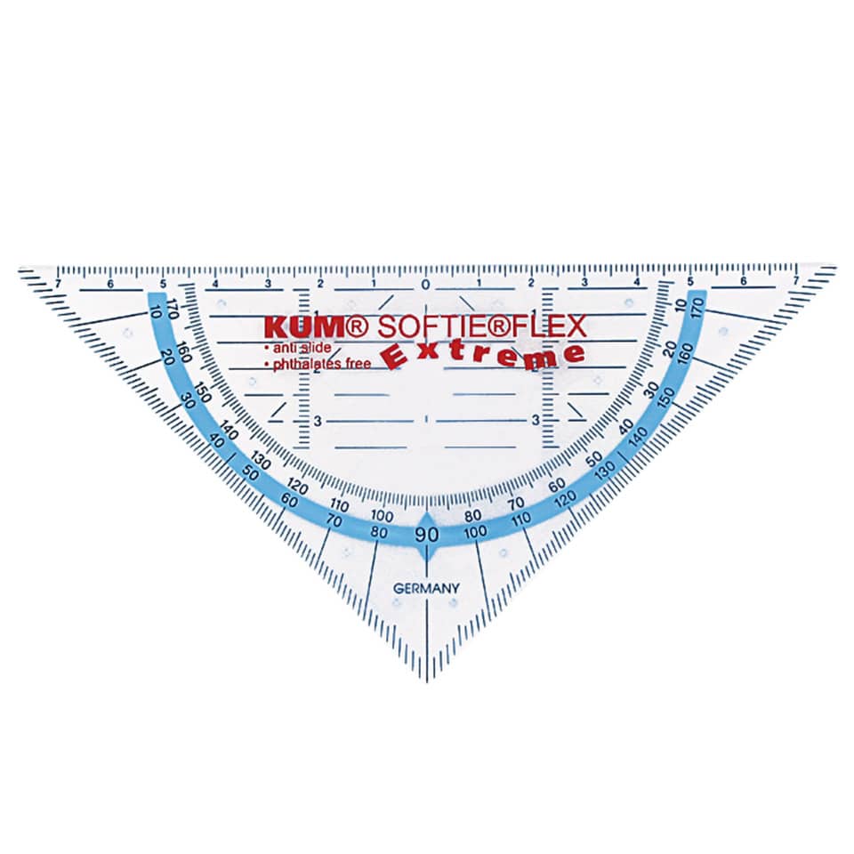 Geometriedreieck Softie Flex, 16cm KUM 225.07.19 KUM 2250719 Extreme   262