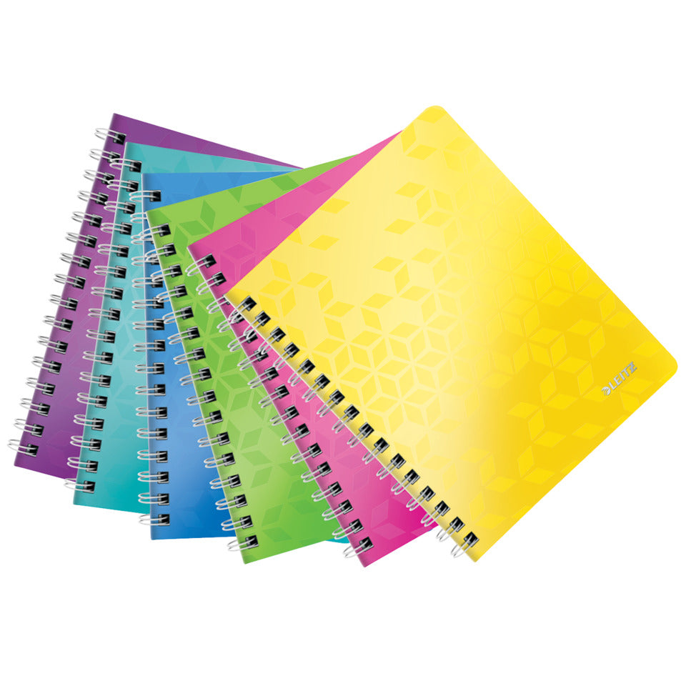 Collegeblock WOW, A5, PP, kariert, holzfrei, 80 Blatt, eisblau LEITZ 46410051 LEITZ 4641-00-51  80Bl kar.
