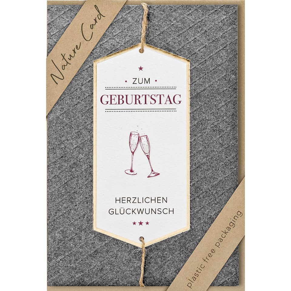 Geburtstagskarte Nature Card - inkl. Umschlag BSB 69-3008-2 BSB 69-3008-2 Nature Card