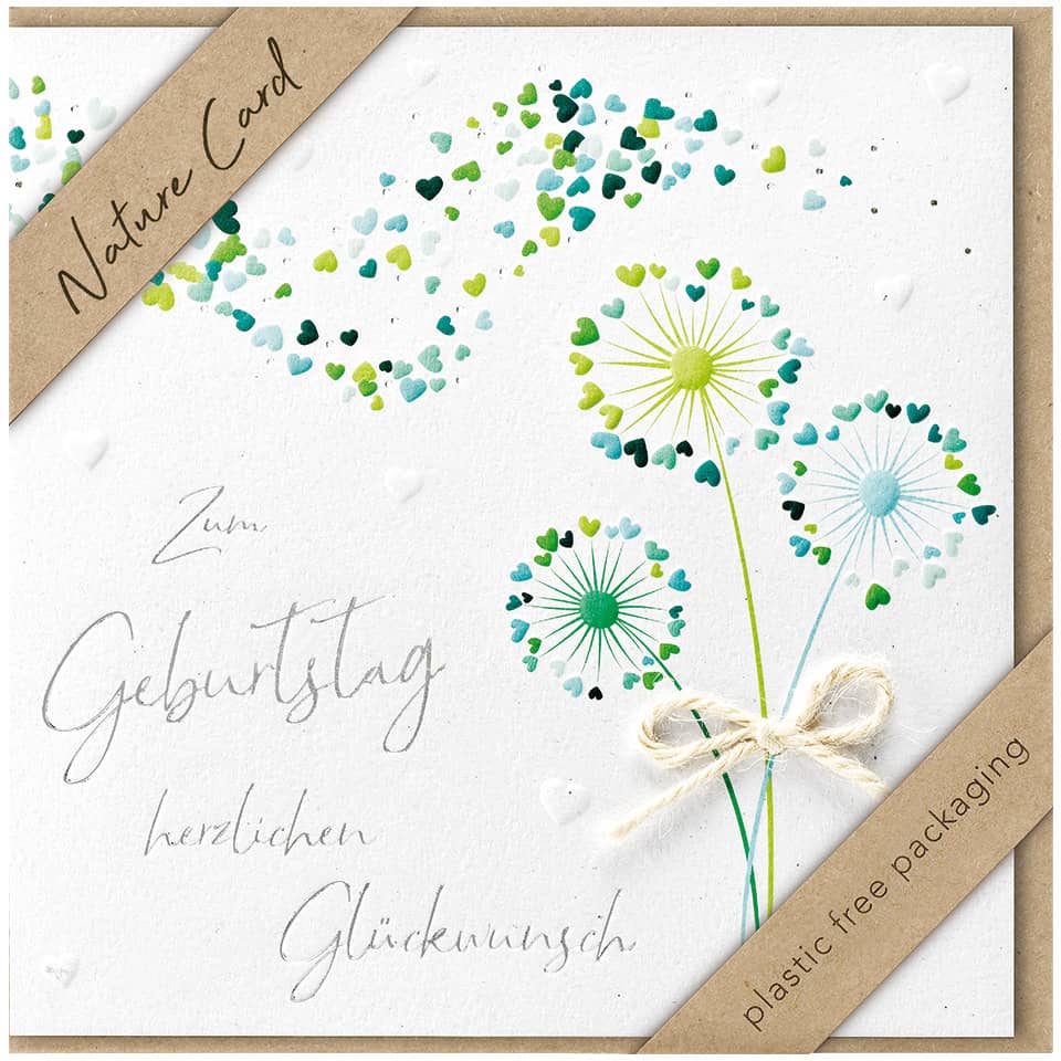 Geburtstagskarte Nature Card - inkl. Umschlag BSB 69-4011-2 BSB 69-4011-2 Nature Card