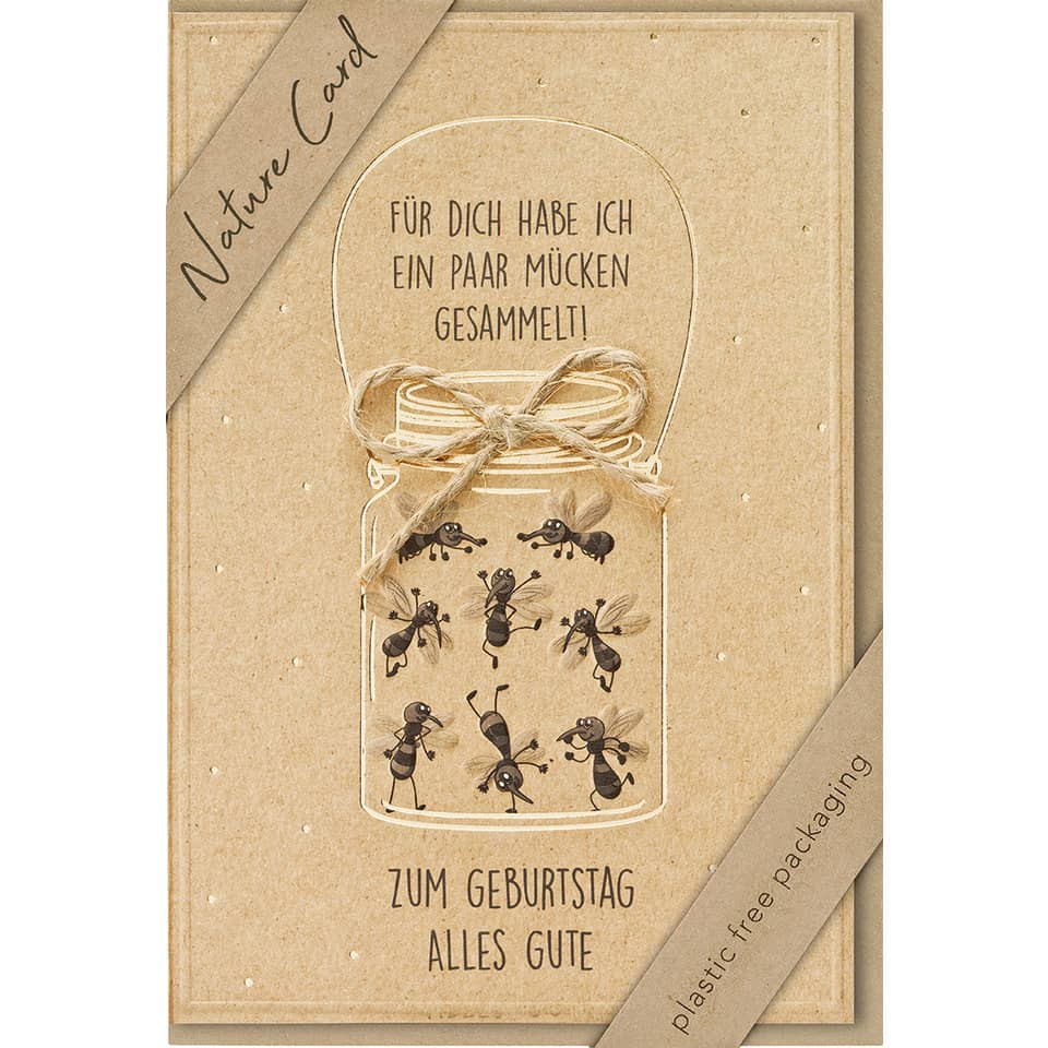 Glückwunschkarte mit Geldfach BSB 69-3024-2 BSB 69-3024-2 Nature Card