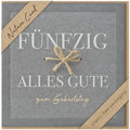 Geburtstagskarte Zahl 50 - Nature Card, inkl. Umschlag BSB 69-4028-2 BSB 69-4028-2 Nature Card