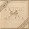Geburtstagskarte Zahl 60 - Nature Card, inkl. Umschlag BSB 69-4029-2 BSB 69-4029-2 Nature Card