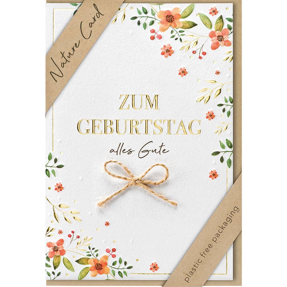Geburtstagskarte Nature Card - inkl. Umschlag BSB 69-3010-2 BSB 69-3010-2 Nature Card