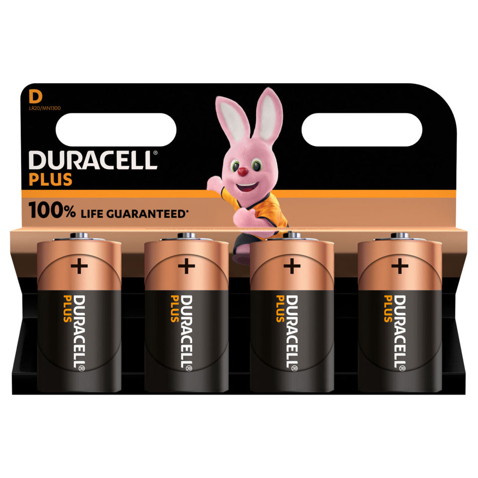 Batterie Alkaline, Mono D, Plus Power, LR20, 1.5V, 4 Batterien DURACELL 142039 DURACELL 142039 Mono