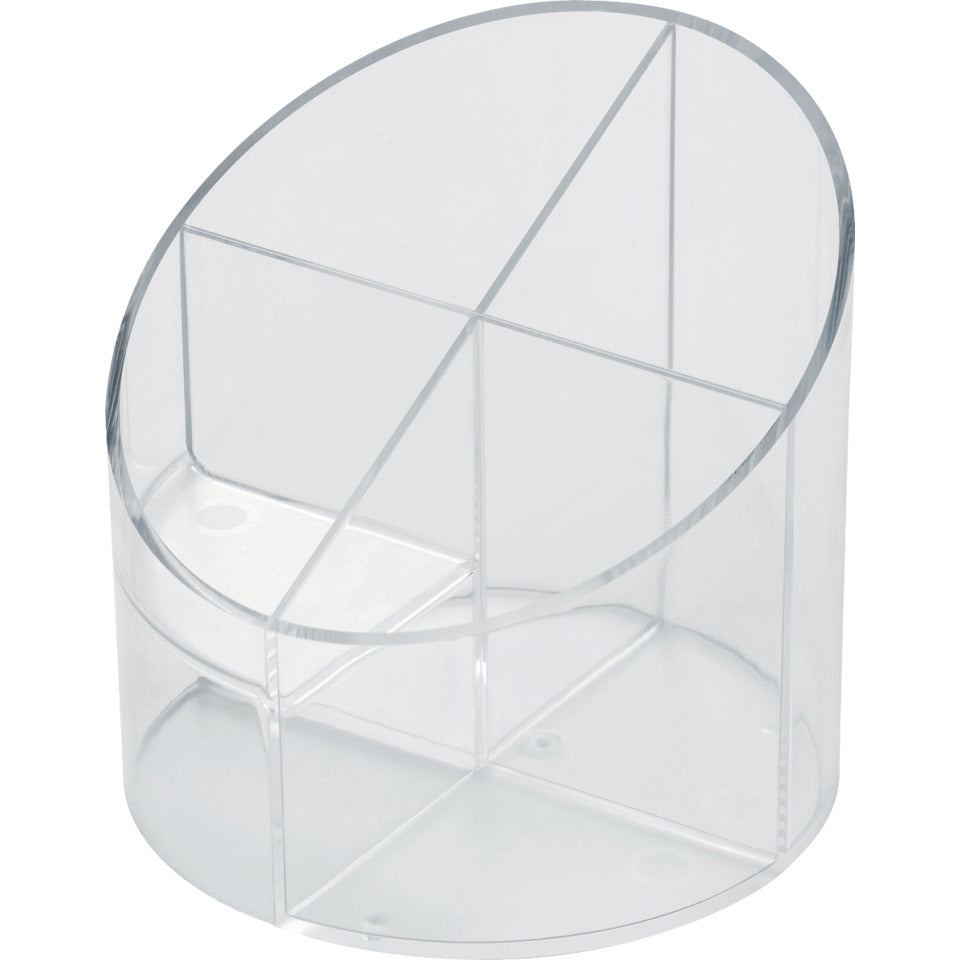 Multiköcher Economy transparent, 4 Fächer, Polystyrol, glasklar HELIT H6390202 HELIT H6390202 economy